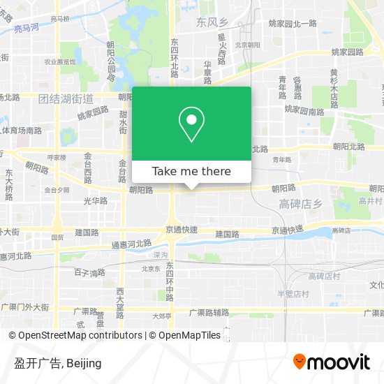 盈开广告 map