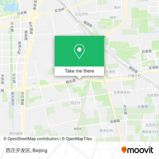 西庄开发区 map