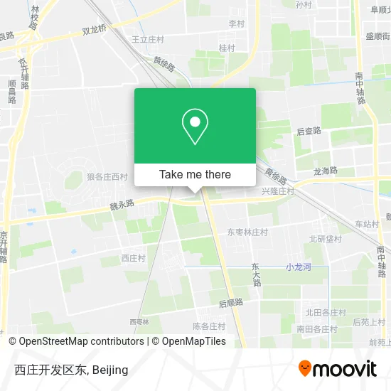 西庄开发区东 map