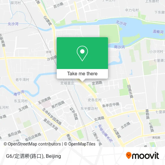G6/定泗桥(路口) map