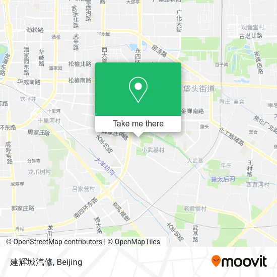建辉城汽修 map