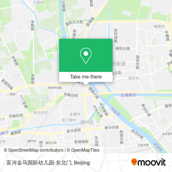富河金马国际幼儿园-东北门 map