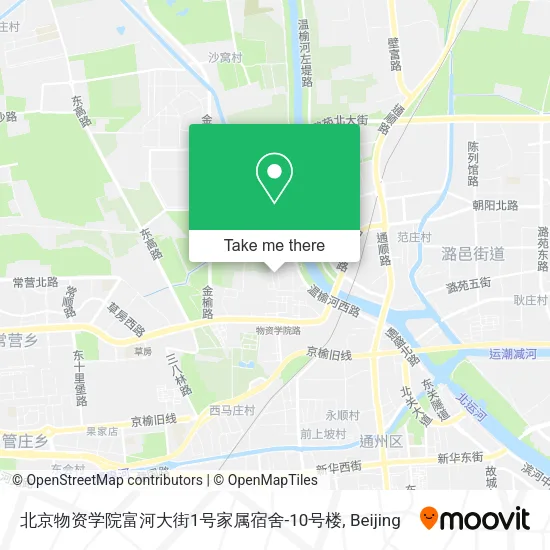 北京物资学院富河大街1号家属宿舍-10号楼 map