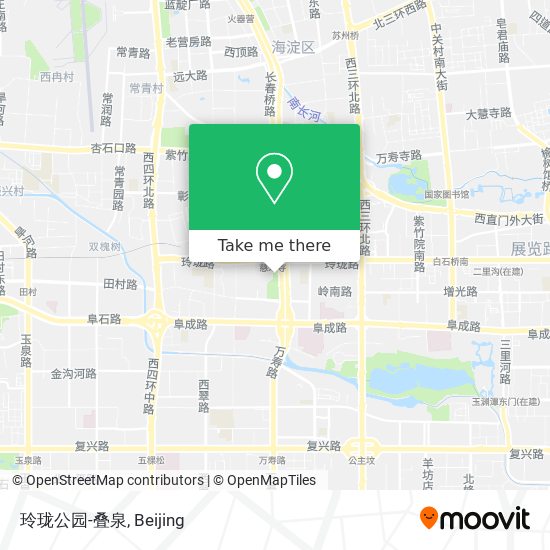 玲珑公园-叠泉 map