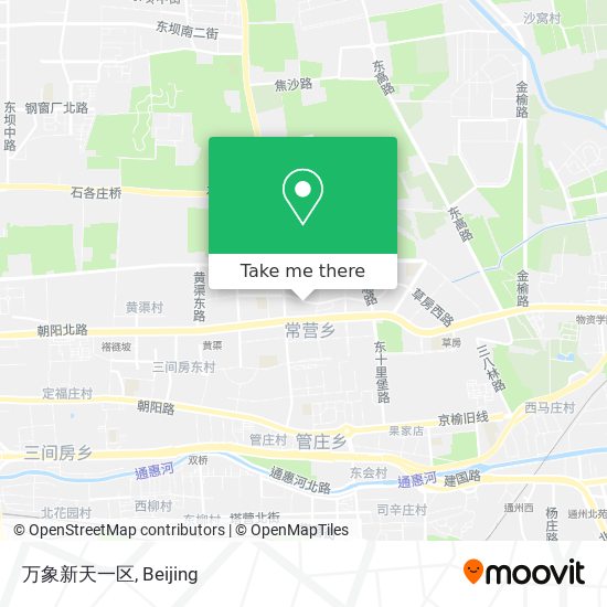 万象新天一区 map