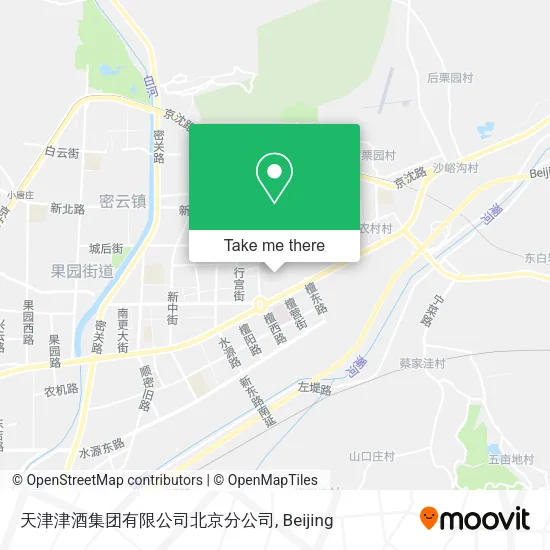 天津津酒集团有限公司北京分公司 map