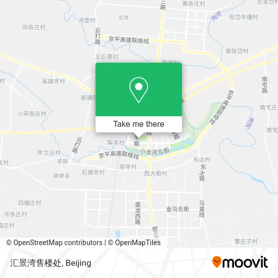 汇景湾售楼处 map