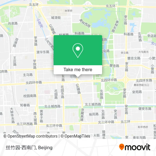 丝竹园-西南门 map