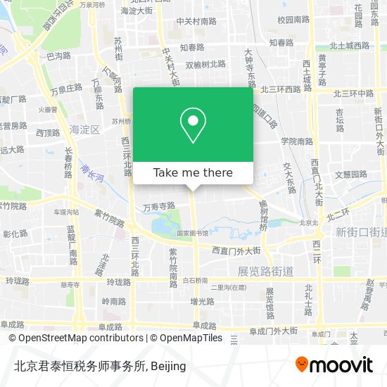 北京君泰恒税务师事务所 map