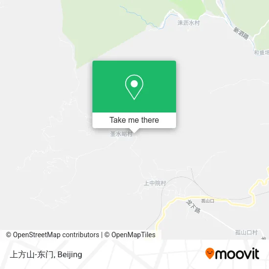 上方山-东门 map