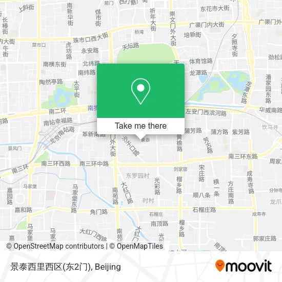 景泰西里西区(东2门) map