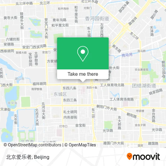 北京爱乐者 map