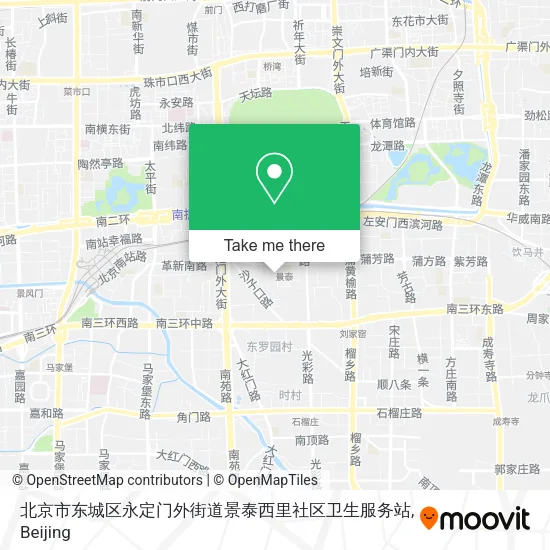 北京市东城区永定门外街道景泰西里社区卫生服务站 map