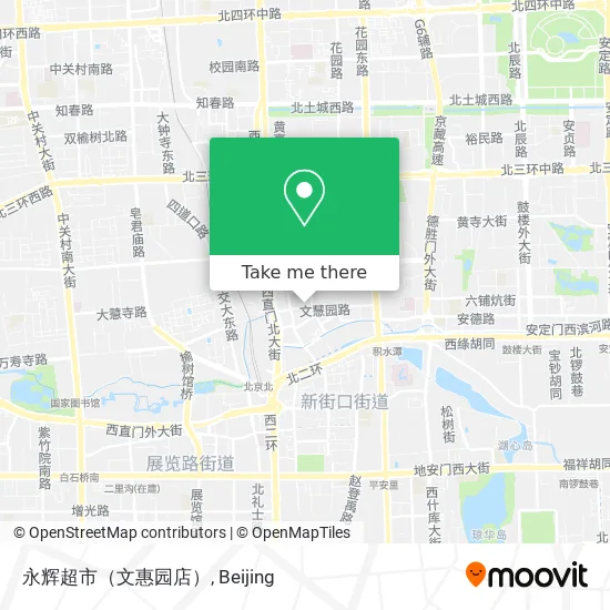永辉超市（文惠园店） map