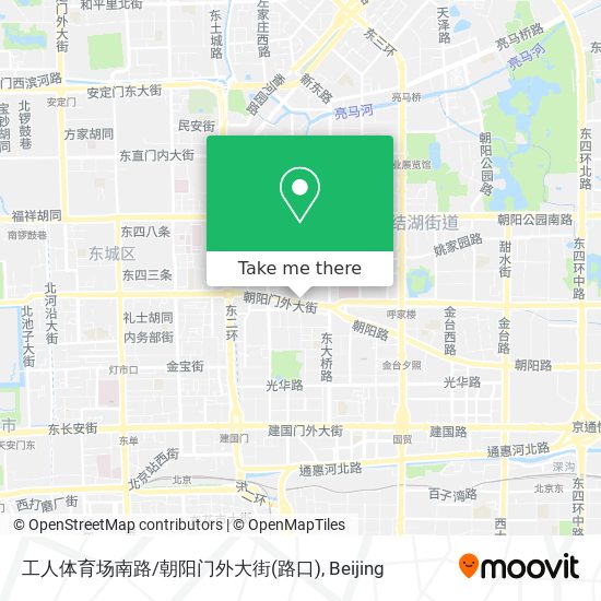 工人体育场南路/朝阳门外大街(路口) map