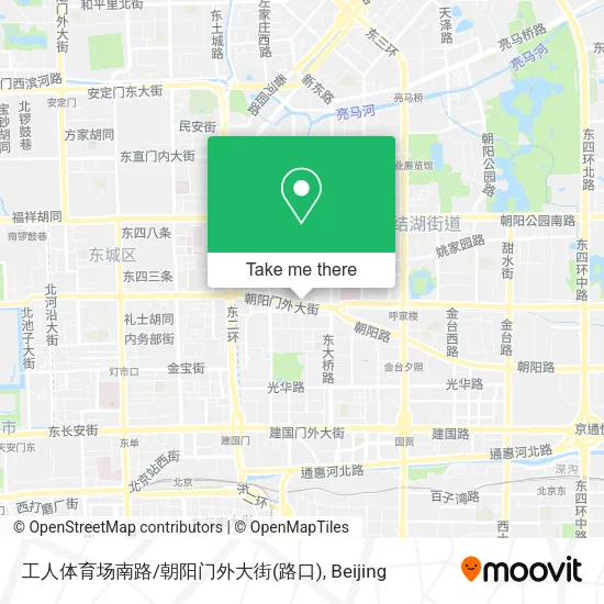 工人体育场南路/朝阳门外大街(路口) map