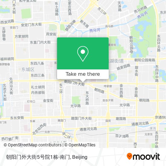 朝阳门外大街5号院1栋-南门 map