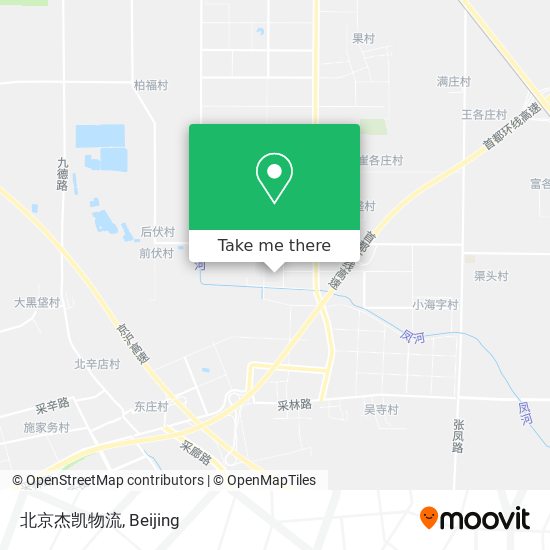 北京杰凯物流 map