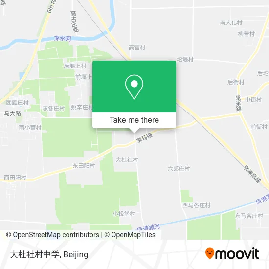 大杜社村中学 map