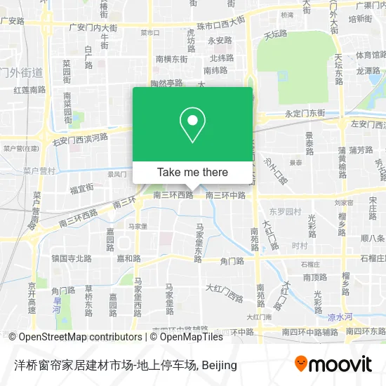 洋桥窗帘家居建材市场-地上停车场 map