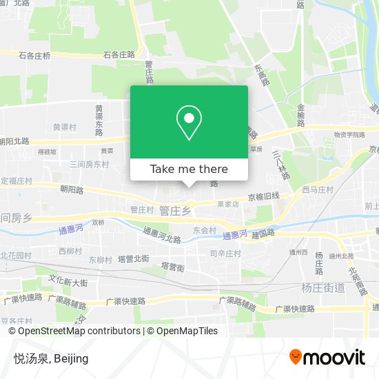 悦汤泉 map