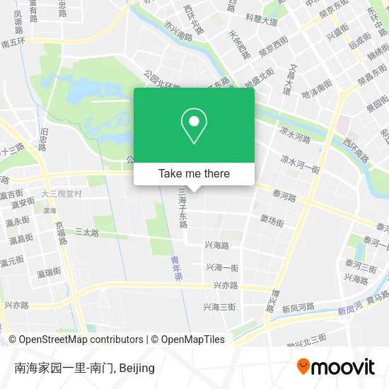 南海家园一里-南门 map