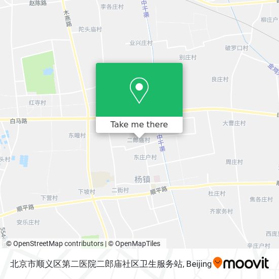 北京市顺义区第二医院二郎庙社区卫生服务站 map