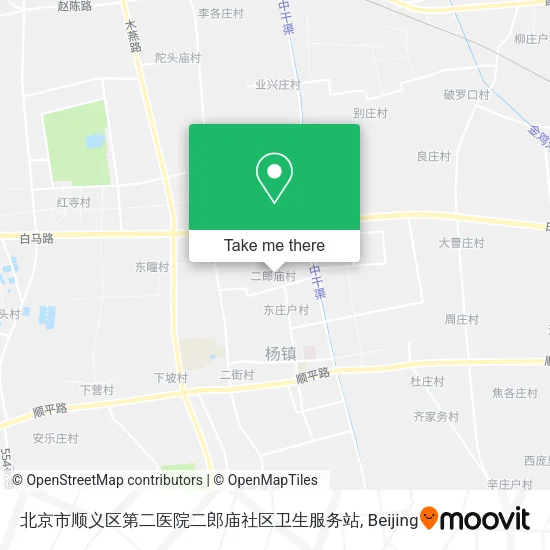 北京市顺义区第二医院二郎庙社区卫生服务站 map