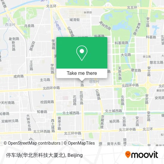 停车场(华北所科技大厦北) map