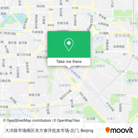 大洋路市场南区东方泰洋批发市场-北门 map