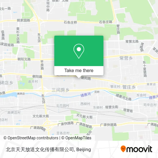 北京天天放送文化传播有限公司 map