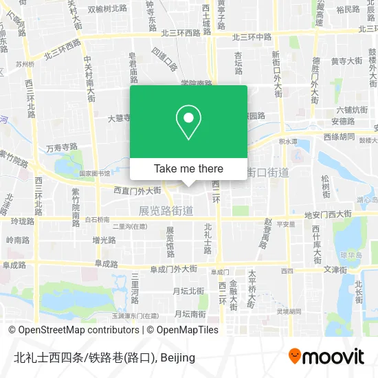 北礼士西四条/铁路巷(路口) map