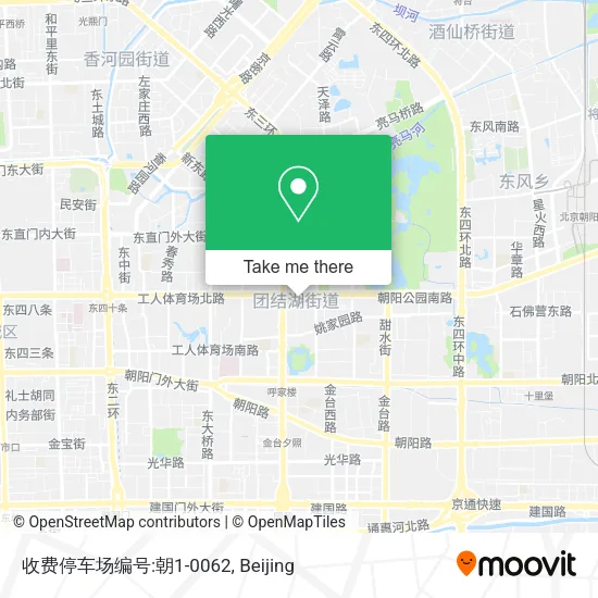 收费停车场编号:朝1-0062 map