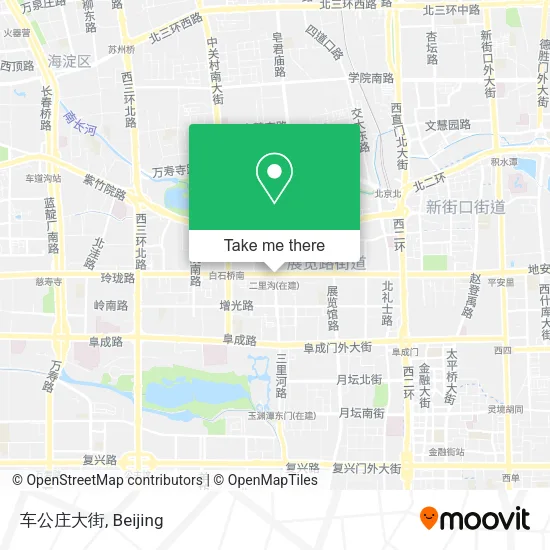 车公庄大街 map