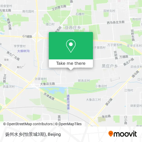 扬州水乡(怡景城3期) map