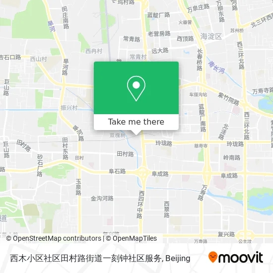 西木小区社区田村路街道一刻钟社区服务 map