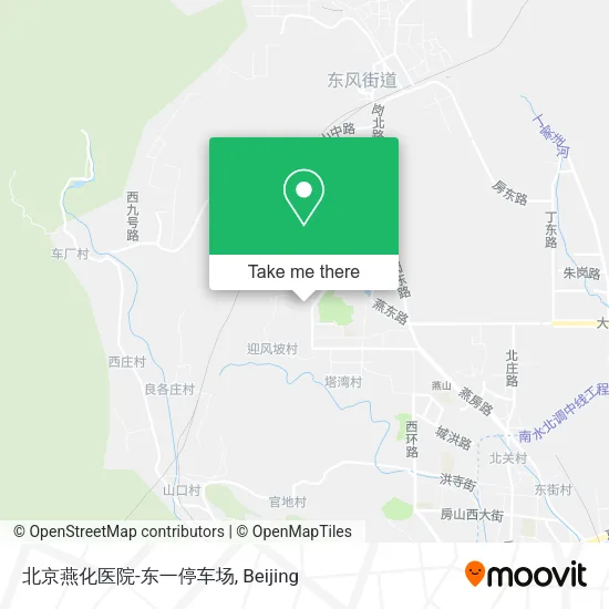 北京燕化医院-东一停车场 map