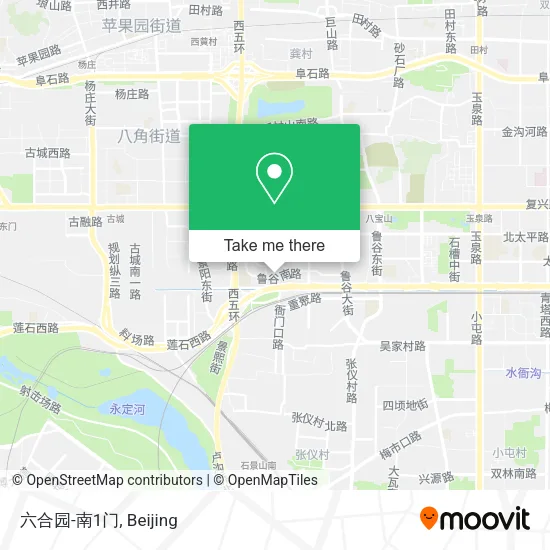 六合园-南1门 map