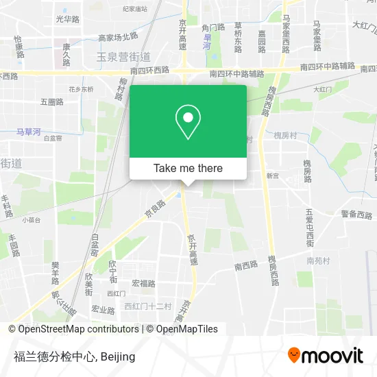 福兰德分检中心 map