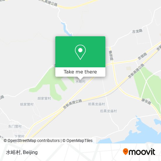 水峪村 map
