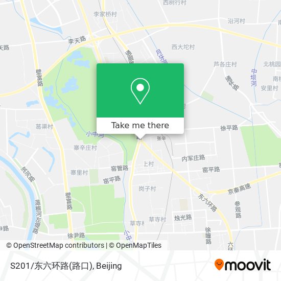 S201/东六环路(路口) map
