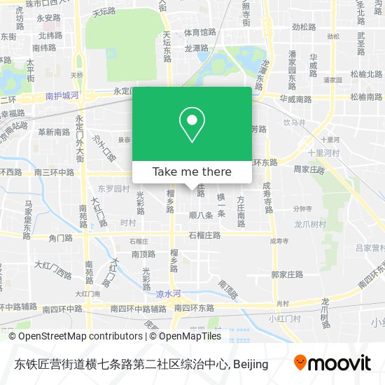 东铁匠营街道横七条路第二社区综治中心 map