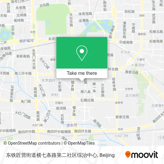东铁匠营街道横七条路第二社区综治中心 map