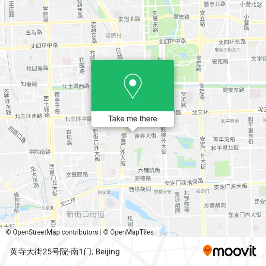 黄寺大街25号院-南1门 map