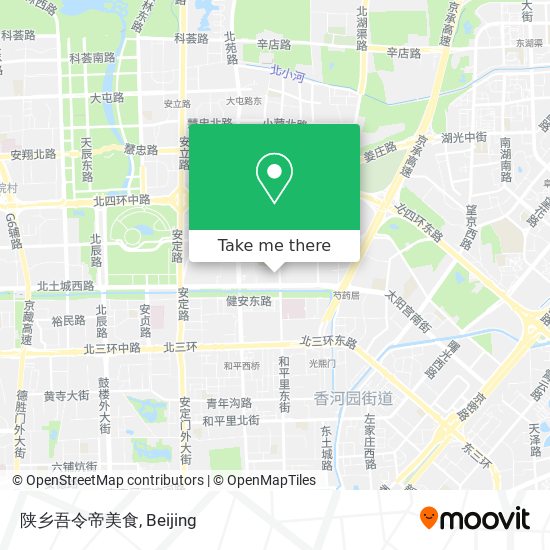 陕乡吾令帝美食 map