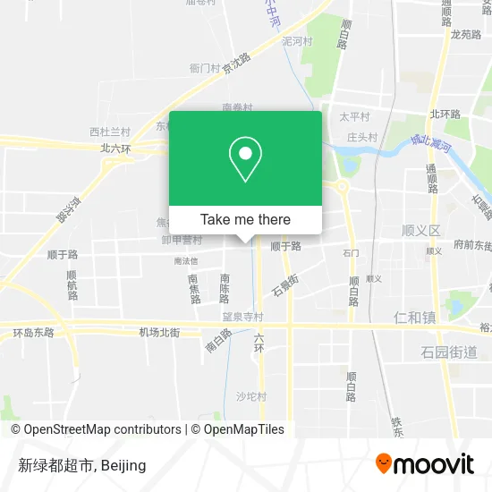 新绿都超市 map