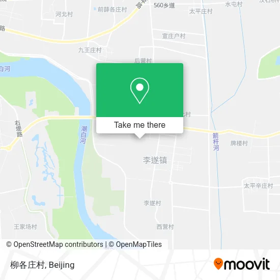 柳各庄村 map