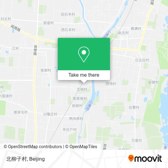 北柳子村 map