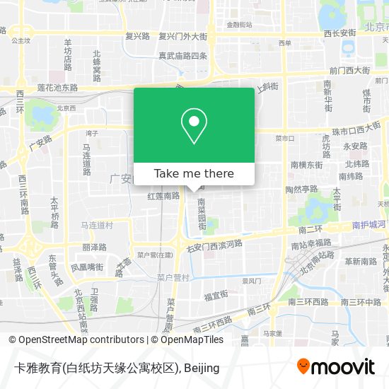 卡雅教育(白纸坊天缘公寓校区) map