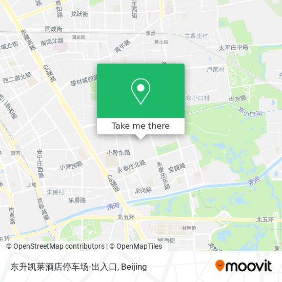 东升凯莱酒店停车场-出入口 map